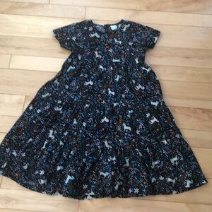 Hannah Anderson tiered corduroy dress size 12 (150)